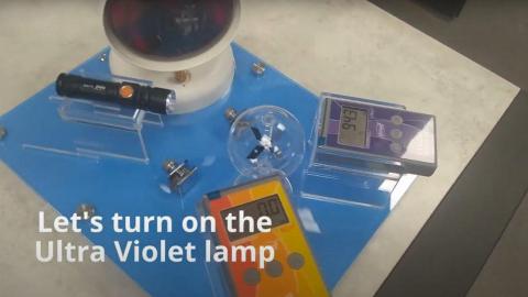 Effectiveness test of our product Vitro'Reflect® (Video)