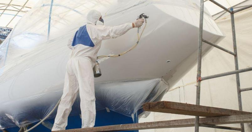 What is the regulation in France on antifouling paints?